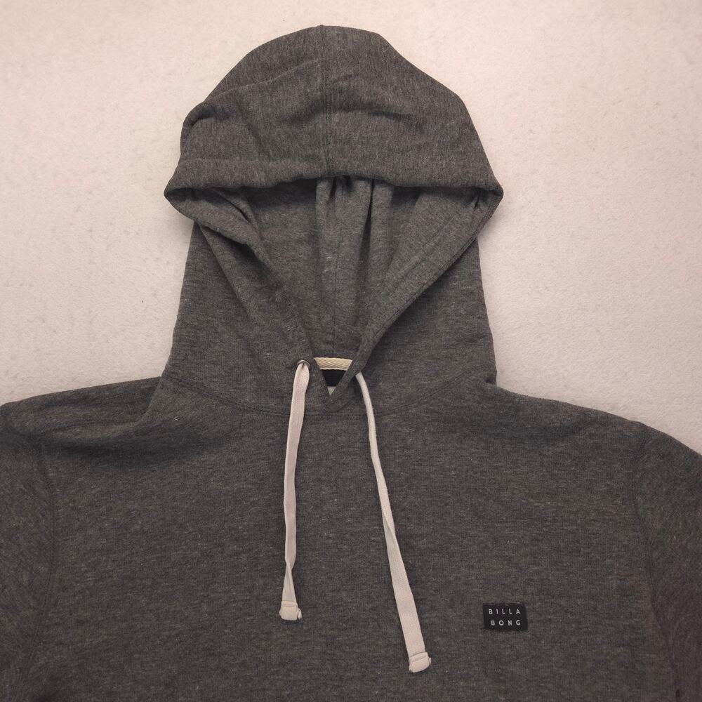Billabong Casual Long Sleeve Hoodie Mens Size Medium M Gray